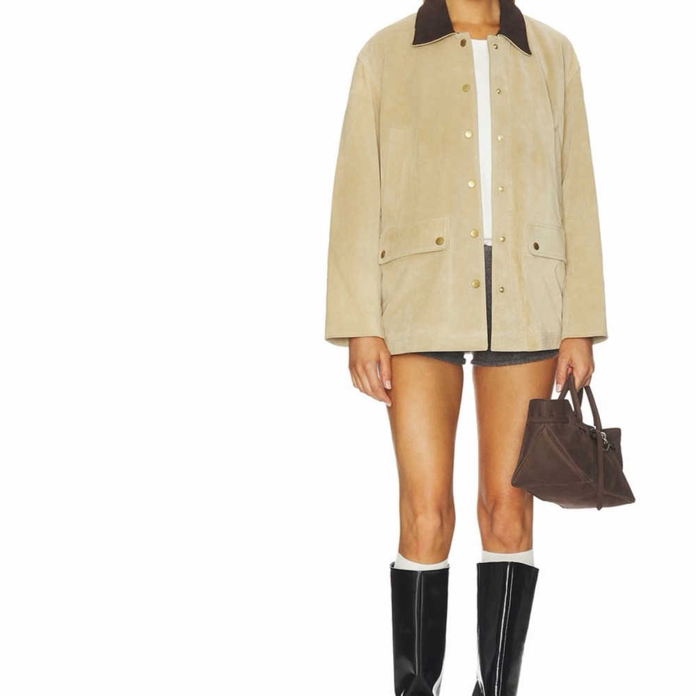 Rag & Bone Cassidy Calf Suede Jacket